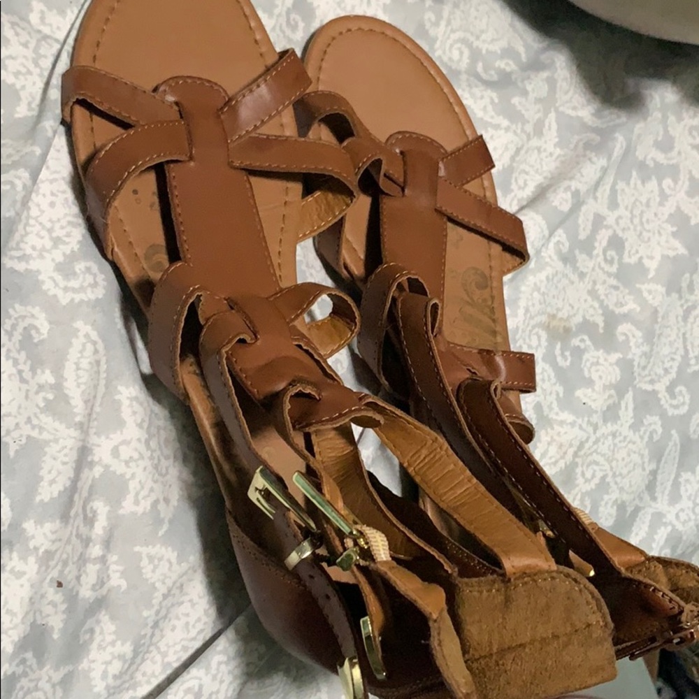 Brown sandals